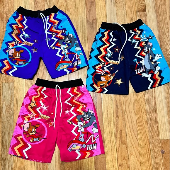 Tom And Jerry Summer Shorts For Kids (Unisex) - Picture 1 of 10